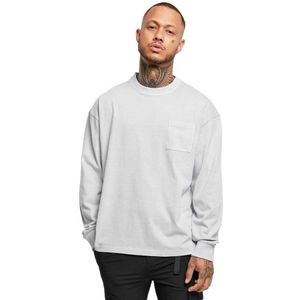 Urban Classics Pigment Dyed Pocket Sweatshirt Wit 5XL Man