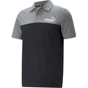 Puma Ess+ Block Short Sleeve Polo Zwart S Man