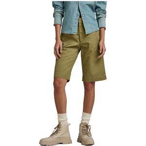 G-star D22900-c962 Straight Fit Chino Shorts Groen 25 Vrouw