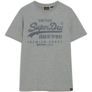 Superdry Classic Vintage Logo Heritage Short Sleeve T-shirt Grijs L Man