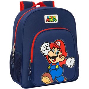 Safta Super Mario World Backpack Blauw