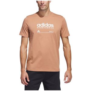 Adidas Lounge Short Sleeve T-shirt Oranje M Man