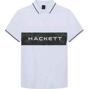 Hackett Chest Pnl Korte Mouw Poloshirt
