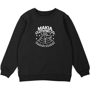Makia Sextant Sweatshirt Zwart 158-164 cm Jongen