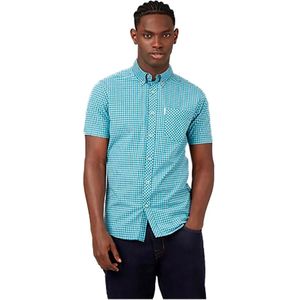Ben Sherman Signature Core Gingham Overhemd Met Korte Mouwen