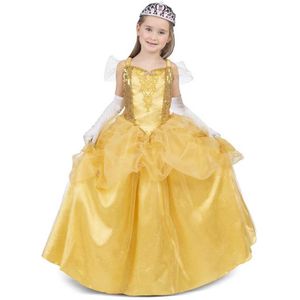 Viving Costumes Princess Rose Enchanted With Dress Gloves Enaguas And Tiara Costume Geel 3-4 Years