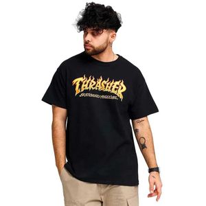 Thrasher Fire T-shirt Met Korte Mouwen