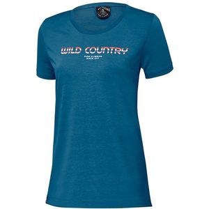 Wildcountry Stamina Short Sleeve T-shirt Blauw S Vrouw
