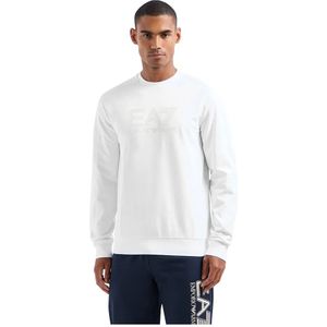 Ea7 Emporio Armani 6dpm60_pjvrz Sweatshirt Wit Man