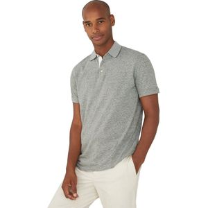 Hackett Cott Linen Filafil Korte Mouw Poloshirt