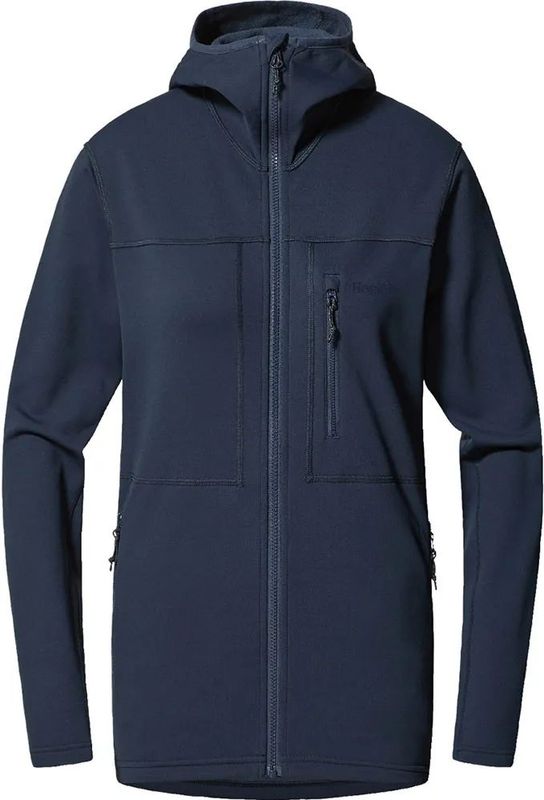 Broek - Midlayer Hoodie - Zwart - Fleece - Ademend en Rekbaar