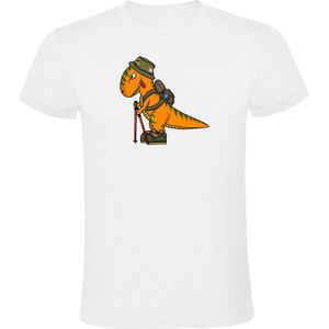 Kruskis Dino Trek Short Sleeve T-shirt Wit M Man
