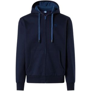 North Sails Logo Sweatshirt Met Rits