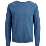 Jack & Jones Hill Knit Crew Sweater Blauw M Man