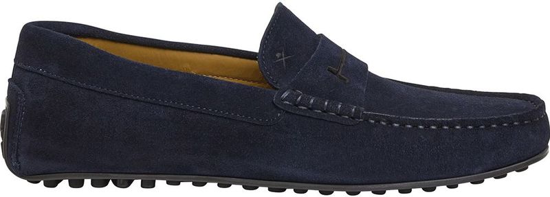 Hackett - Driver - Instapper - Suède - Kiezel TPU-zool - Handgemaakt