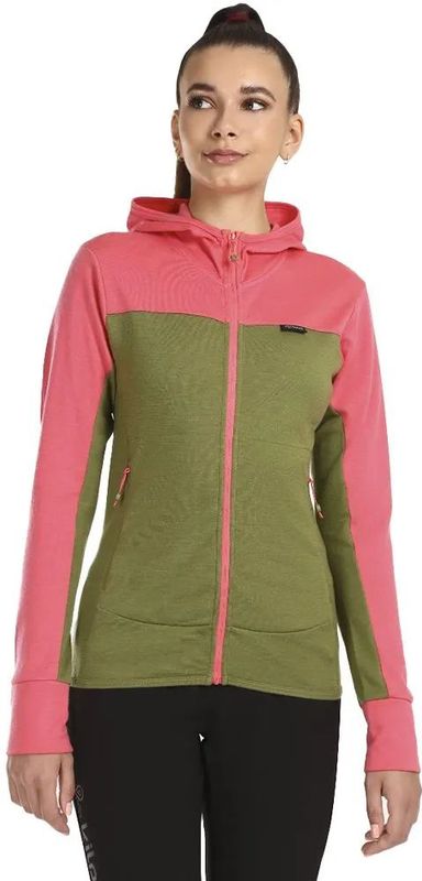 Kilpi - WOLIE-W - Dames Sweater - Met Rits en Capuchon