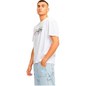 Jack & Jones Portland Block Branding T-shirt Met Korte Mouwen