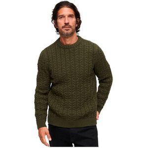 Superdry Vintage Jacob Crew Neck Sweater Groen 2XL Man