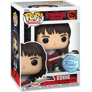 Funko Vreemdere Dingen Pop! Tv-vinylfiguur Eddie Met Guitar Special Edition 9 Cm