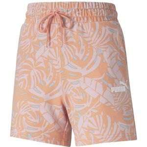 Puma Floral Vibes High Waist Aops Shorts Oranje S Vrouw