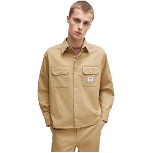 Hugo - Overhemd - Blauw - Twill - 100% Katoen - Kent Kraag