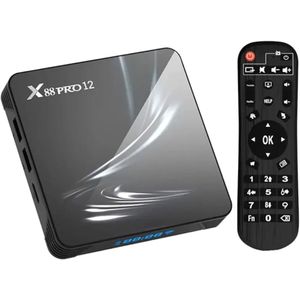 X8x X88 Pro 12 Rk3318/4gb/64gb Android 12-android Tv Mediaspeler