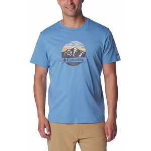 Columbia Path Lake™ Ii Short Sleeve T-shirt Blauw M Man