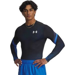 Under Armour - HeatGear Sublimated Crew - Lange Mouwen - Compressie