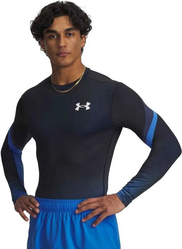 Under Armour - HeatGear Sublimated Crew - Lange Mouwen - Compressie