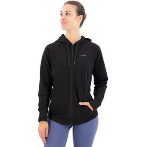Dames Hoodie Black Diamond Mountain Transparency FZ HDY