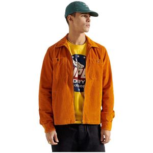 Superdry Shorebreak Long Sleeve Shirt Oranje XL Man