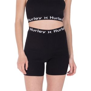 Hurley One&only Text Active Sweat Shorts Zwart S Vrouw