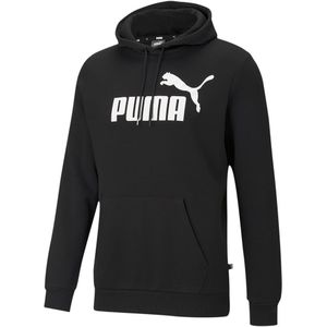 Puma Essental Big Logo Hoodie Zwart 2XL Man
