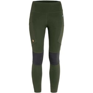 FJALLRAVEN Abisko Trekking Tights Pro W - Deep Forest-Iron Grey Leggings