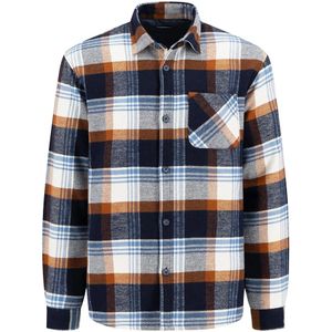 Overhemd - Lange Mouwen - Casual Fit - Kent Kraag - Blauw - Katoen