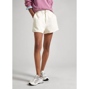 Pepe Jeans A-line High Waist Shorts Wit L Vrouw