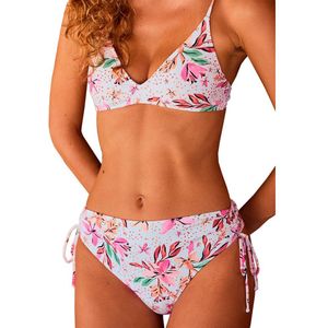 Roxy Beach Classics Mod Lace Up Bikini Bottom Veelkleurig XS Vrouw