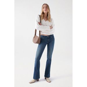 Salsa Jeans Wonder Flare With Overdye Jeans Beige 30 Vrouw