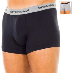 Emporio Armani 111210-cc717 Boxer 2 Units Blauw,Grijs S Man