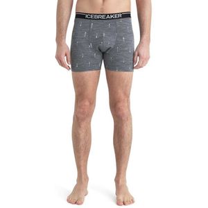 Icebreaker Merino Anatomica Palm Trail Aop Boxer Grijs M Man