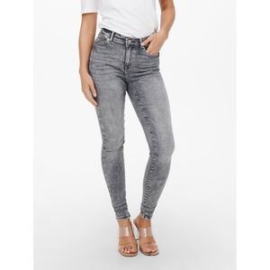 Only Power Mid Push Up Jeans Grijs XS / 30 Vrouw