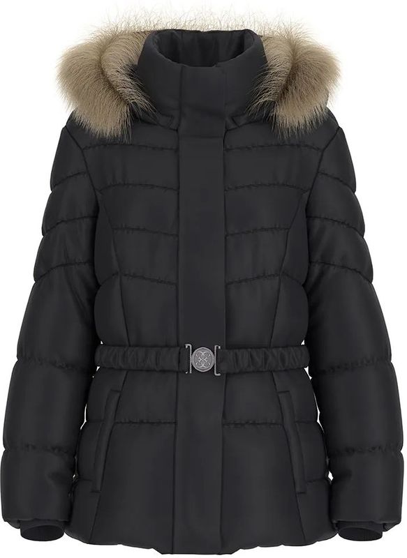 Guess - W5BL31W2802 - Gewatteerd Donsjack - Zwart - Casual - Polyester