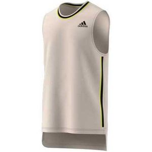 Adidas Badminton Primeblue Sleeveless T-shirt Grijs L Man