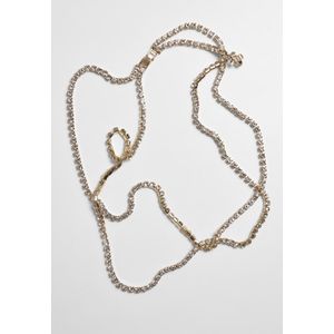 Urban Classics Necklace Layering Diamond Geel  Man