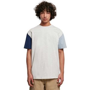 Urban Classics Organic Oversized Colorblock Short Sleeve T-shirt Wit 5XL Man