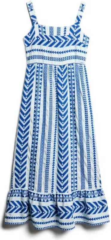 Superdry Statement Tiered Lange Jurk