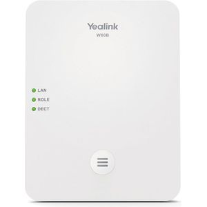 Yealink - W80B - DECT Basis Station - Wit - Frequentiebereik 1,8-1,9 GHz