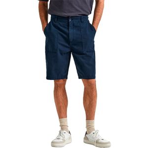 Pepe Jeans Regular Fatigue Fit Shorts Blauw 33 Man