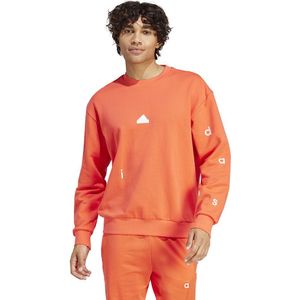 Adidas Brand Love Ft Q1 Sweatshirt Oranje L Man