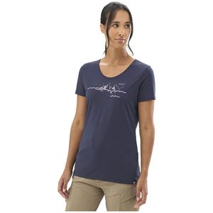 Millet Divino Short Sleeve T-shirt Blauw L Vrouw